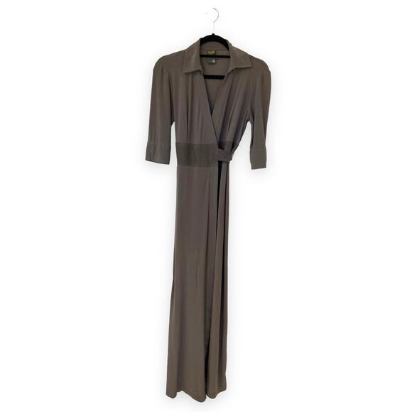 Taylor Wrap Maxi Dress 3/4 Sleeve Size 2 - Picture 1 of 8
